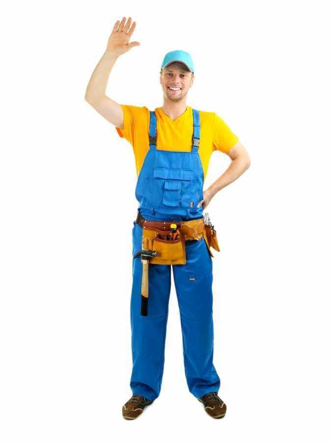 Полукомбинезон рабочий летний мужской ПСК синий